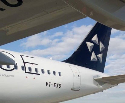 Der Airbus A320 Neo mit der Kennung VT-EXO: Steht nun im Mittelpunkt der Ermittlungen.