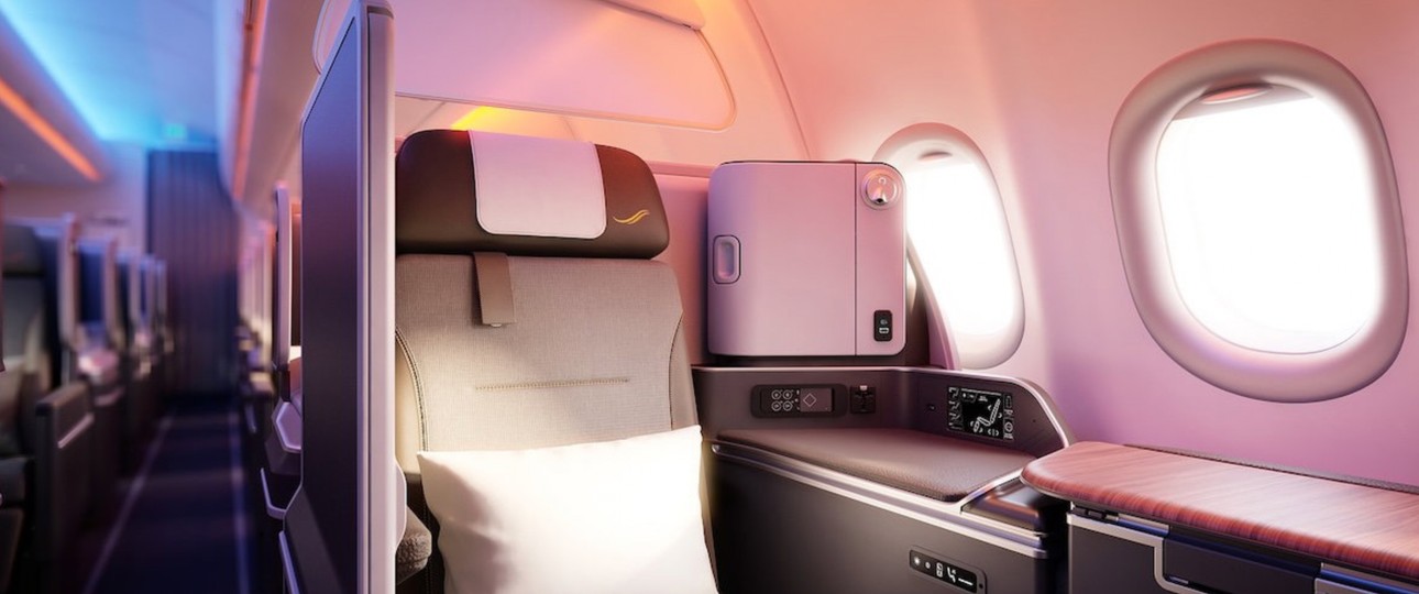 First Class von Air Côte d'Ivoire: Hier kann man viel Gepäck mitnehmen. 