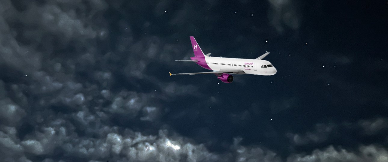 Flieger in den Farben der neuen Monarch: Der Neustart findet vorerst nicht statt.