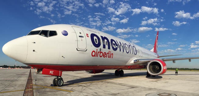 Boeing 737-800 von Air Berlin.