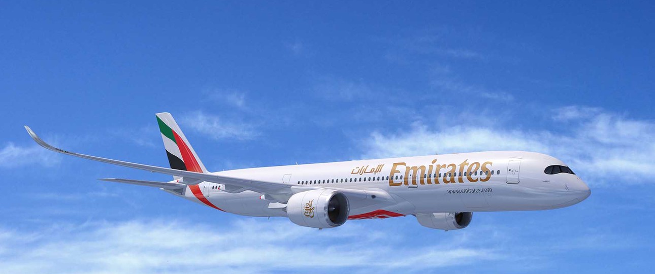 Airbus A350 in den Farben von Emirates: Der Flieger ist zurück im Spiel.