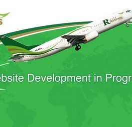 R-Airlines-Webseite: Nicht erreichbar.