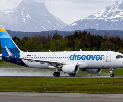 discover airlines airbus a320 bodo