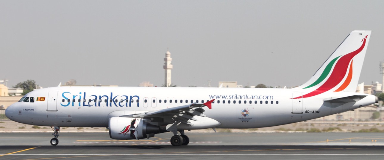 Airbus A320 von Sri Lanka Airlines: Die Fluglinie hat hohe Schulden.