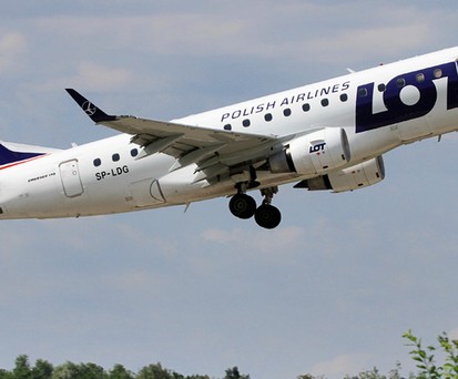 Embraer E170 von Lot: Die Fluglinie ist angeschlagen.