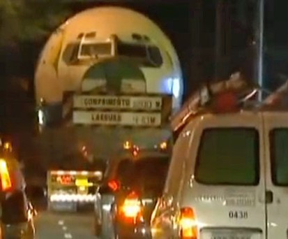 Vorsicht, hier fährt eine Boeing 737!