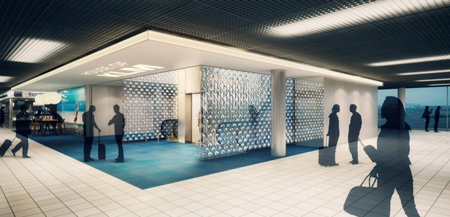 So visualisiert KLM den ersten Stock der umgestalteten Crown Lounge.