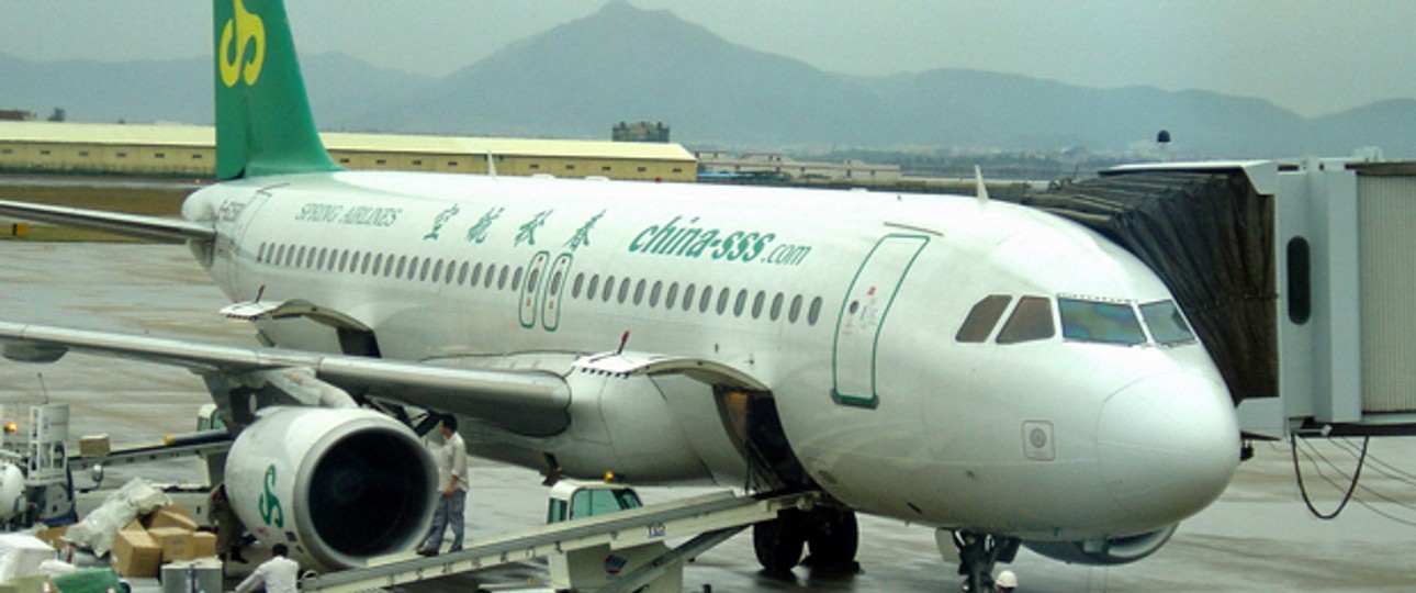 A320 von Spring Airlines: Bald mit Barhockern?