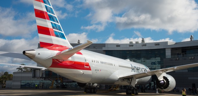 American Airlines nahm im April eine Boeing 787 mit Motoren von General Electric entgegen.