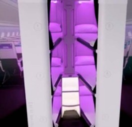Skynest-Konzept von Air New Zealand: Schlafkojen sind als Zusatzprodukt für Economy-Kunden gedacht.