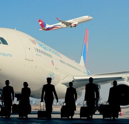 Flieger von Nepal Airlines: Die Fluglinie  will die Flotte stark vergrößern.