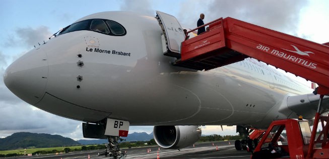 Airbus A350 von Air Mauritius: Insgesamt hat die Fluggesellschaft sechs Exemplare bestellt.