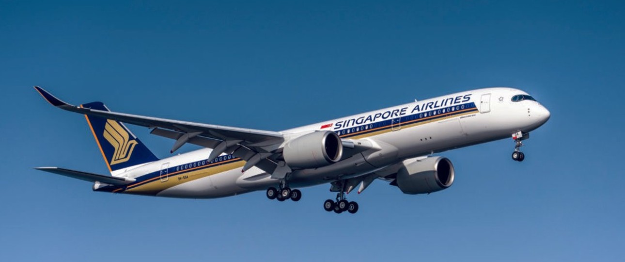 Airbus A350 von Singapore Airlines: Auf langen Strecken unterwegs.