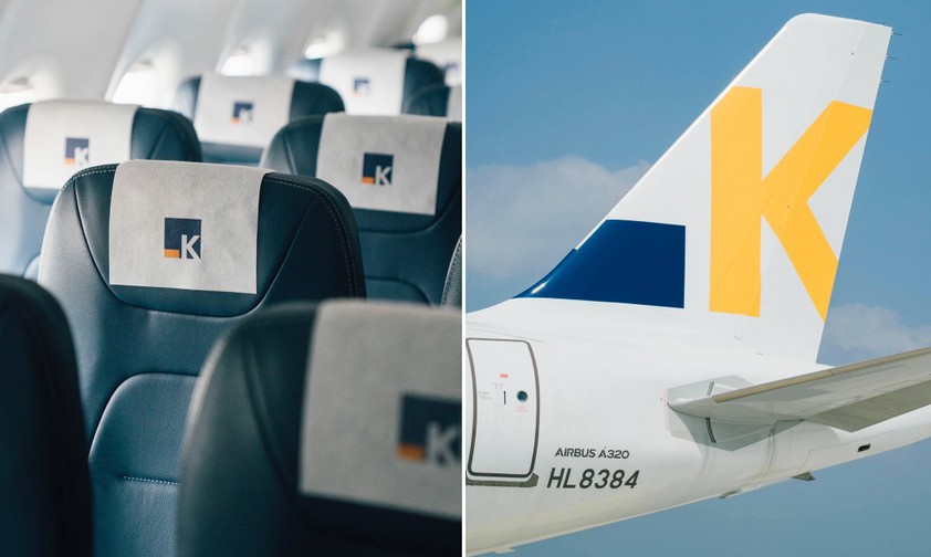 Airbus A320 von Aero K und innen und außen: Erste Flüge nach Jeju.