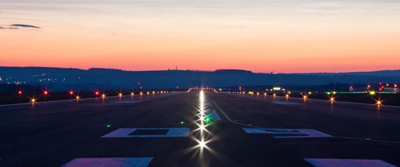 Piste von Kassel-Calden: Künftig die Piste des Kassel Airport.