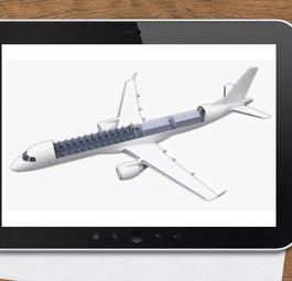 48 Sitze und zwei Frachtcontainer: Diese Kombi-Version eines Embraer-Jets ...