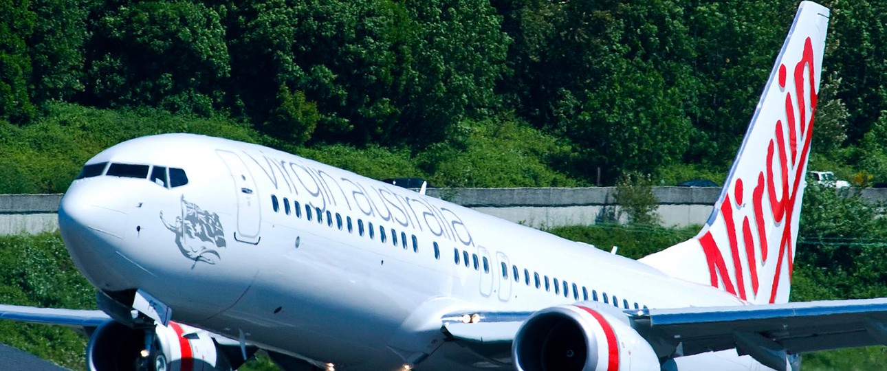 Virgin Australia (hier eine Boeing 737-800): Die Airline muss sich für den Toilettenvorfall rechtfertigen.