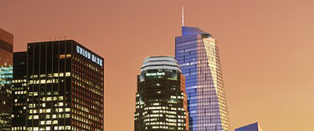 Das neue Wilshire Grand in Los Angeles (mit Antenne): Bauherrin Korean Air.
