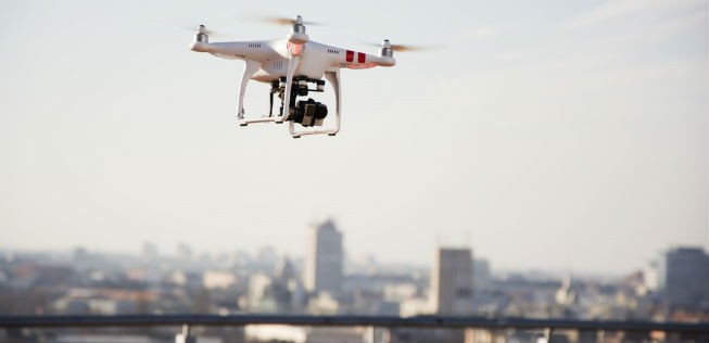 Unbemannte Drohnen: Laut VC Cockpit im Jahr 2016 eines der fünf größten Sicherheitsrisiken im Flugverkehr.