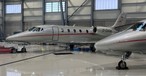 Zwei Vistajet-Flugzeuge im Hangar: Die Flotte war im vergangenem Jahr mehr in der Luft.