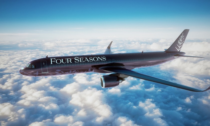 Visualisierung des Four-Seasons-Fliegers: So soll der Airbus A321LR aussehen.