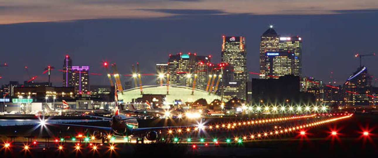 In der Kategorie 2 bis 5 Millionen Reisende standen in Europa vorne: London City Airport (im Bild) und Southampton in Großbritannien, Tallinn in Estland und Zagreb in Kroatien.