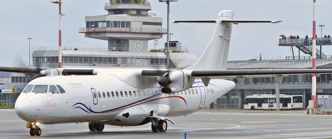ATR 72 von DAT in Linz: Fliegt jetzt täglich nach Frankfurt.