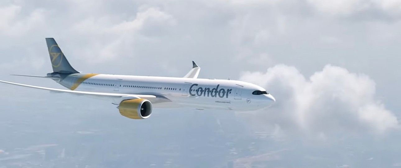 Airbus A330 Neo in den Farben von Condor: Neue Bestellungen, neuer Mut.