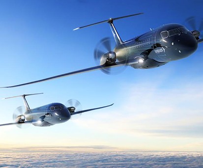 Neuer Turbopropflieger basiert auf E2-Jets