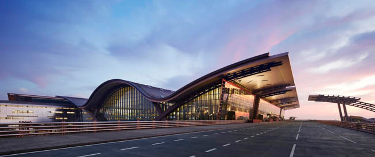 Der Hamad International Airport in Doha: Künftig zahlen Passagiere eine Steuer.
