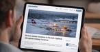 Fake News: Angebliches Bild des Airbus A220 in Kittlä - doch es ist nicht echt.