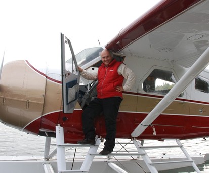 Christoph auf Wasserflugzeugen nebenberuflich in Alaska