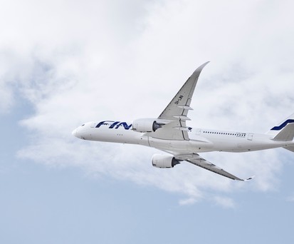 Airbus A350 von Finnair: Bald eigen Musik an Bord.