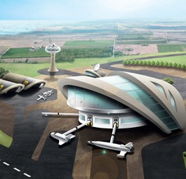 Britisches Spaceport-Konzept: Am Wasser gelegen.