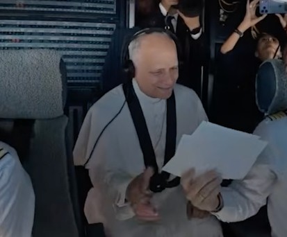 Papst Leo: Offenbar auch ein Luftfahrtfan.