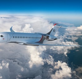 Dassaults neuster Businessjet: Mit der Falcon 10X hat der Flugzeugbauer ein neues Flaggschiff.