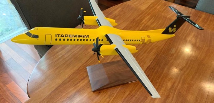 This was Itapemirim's initial plan: Turboprop aircraft of the type Dash 8.