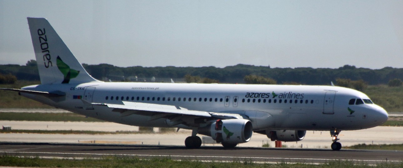 Airbus A320 von Azores Airlines: Die Fluglinie ist angeschlagen.