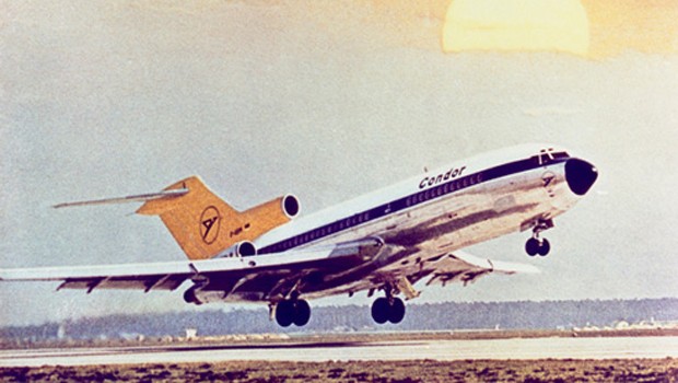 Ende der Sech­zi­ger­jah­re warb die Charterairline mit dem Slogan: «Condor Ihr Sonnenflieger».