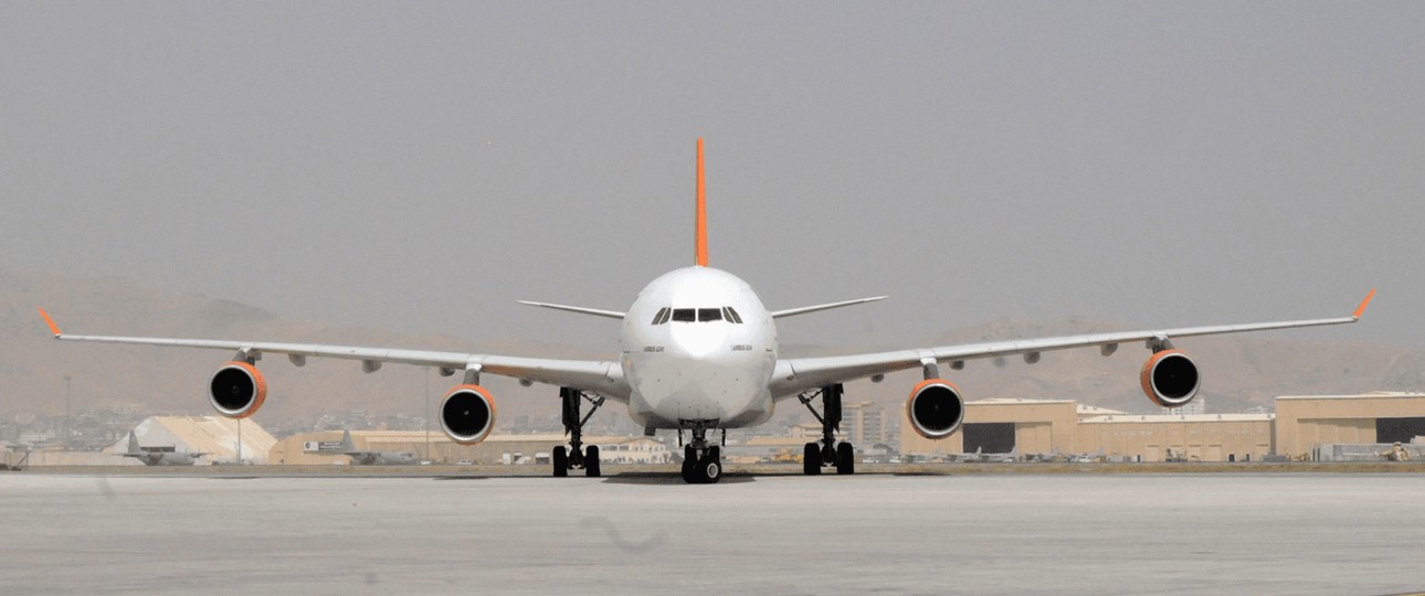 Airbus A340-300 von Kam Air.