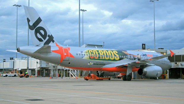 A320 von Jetstar - die Sitze machten seltsame Bewegungen.