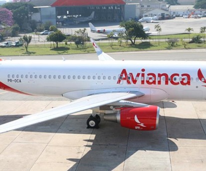Maschine von Avianca: Die Fluggesellschaft sorgt in Argentinien für Aufsehen.