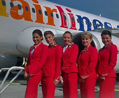 Crew von BH Airlines: Die Fluglinie baut ihr Geschäft aus.