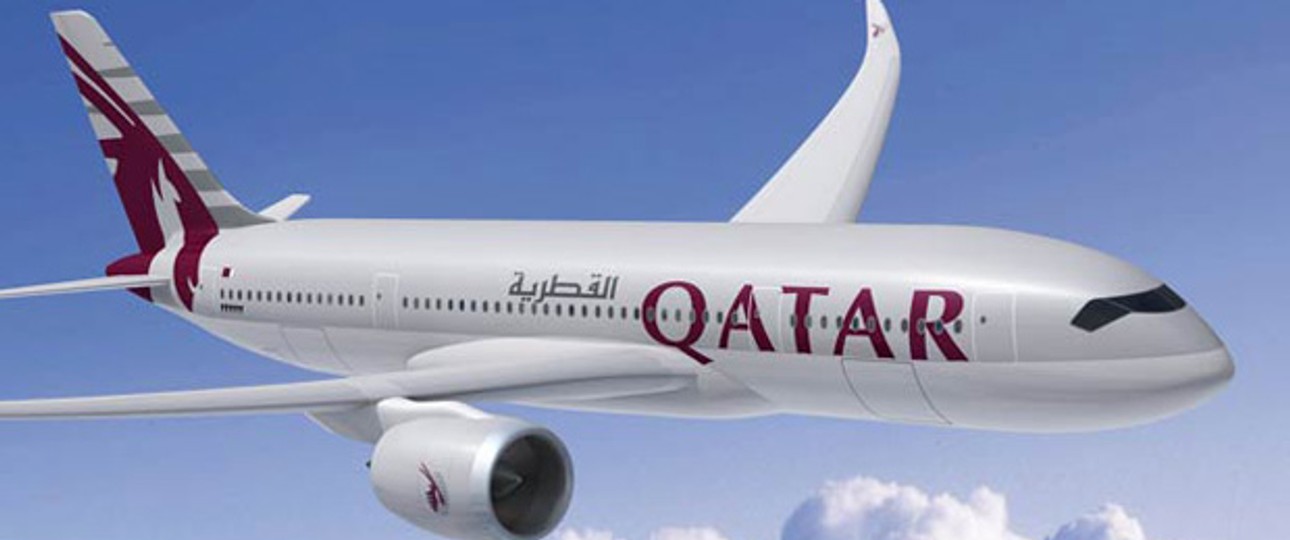 A350 von Qatar: Überzeugt gegen den Konkurrenten