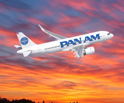 Airbus A320 Neo von Pan Am (Montage): Bald wirklich am Himmel zu sehen?