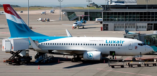 Boeing 737-700 von Luxair: heute kennt man die Fluglinie vor allem als Regionalairline.