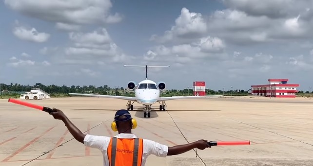 Vorfeld des Ebonyi State International Airport: Der Flughafen ist erst seit 2025 am Netz.