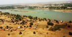 Luftaufnahme beim Anflug auf den Flughafen von Tschads Hauptstadt N'Djamena: Bald mit neuer Airline möglich?