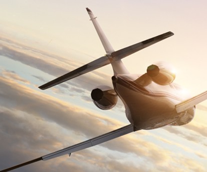 Businessjet: Brauchen zum beim NFL-Finale mehr Sprit.