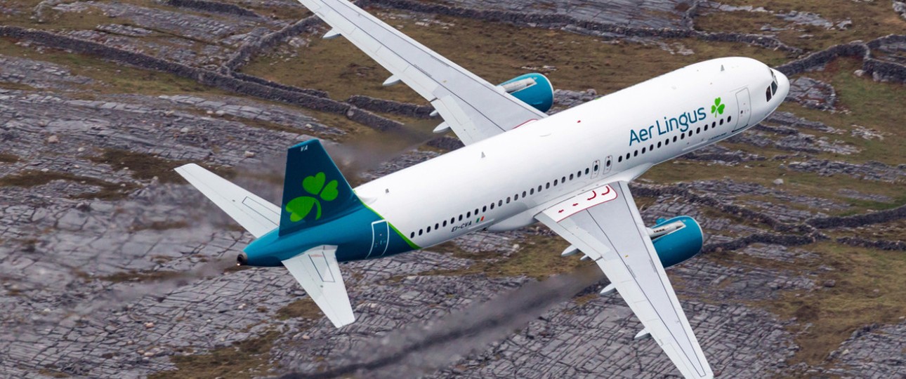 Airbus A320 von Aer Lingus: Falsche Durchsage sorgt für Verwirrung.